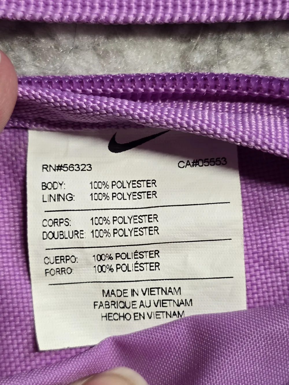 Nike Women’s Purple Fanny Pack - Lightweight Waist Bag